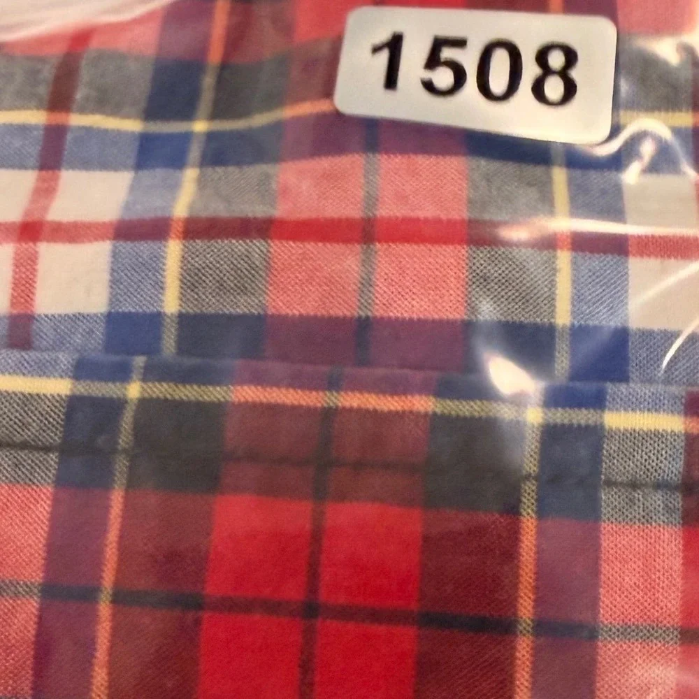 Ralph Lauren Kids Red Blue White Plaid Cotton Button Down Shirt Size 6